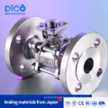 DICO 3PC Válvula de esfera de flange flutuante de API